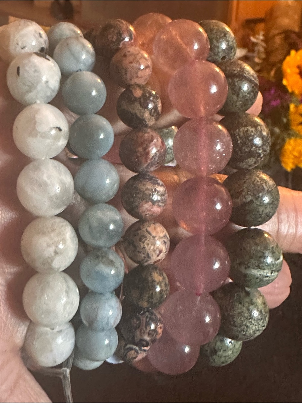 Handcrafted Multi-Stone Beaded Bracelets - Bundle for @china1245